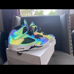 Air Jordan 5 Retro Oil Grey Women’s REFLECTIVE 8.5